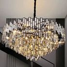 Modern Round Luxury K9 Crystal Chandelier for Dining Room Entryway Foyer - Blushlighting