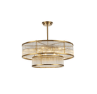 Modern Round/Rectangular Glass Rods Chandelier - Rectangular/L59.1"*H11.8"Warm LightBlushlighting