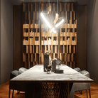 Modern Simple Aluminum Waving Chandelier - Blushlighting