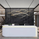 Modern Simple Aluminum Waving Chandelier - Blushlighting