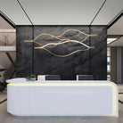 Modern Simple Aluminum Waving Chandelier - Blushlighting