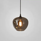 Modern Smoke Gray Glass Lamp Designer Chandelier - Blushlighting