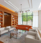 Modern Sputnik Smoky Gray/Amber Glass Branch Chandelier for Kitchen Island/Dining Room-Chandeliers-Blushlighting