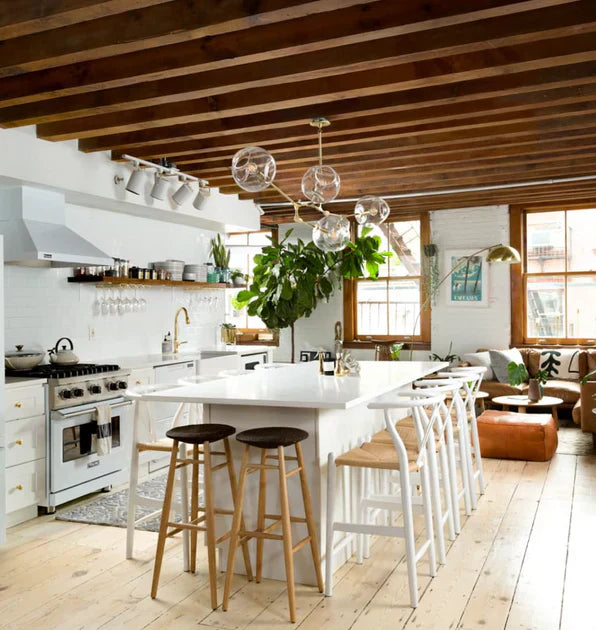 Modern Sputnik Smoky Gray/Amber Glass Branch Chandelier for Kitchen Island/Dining Room-Chandeliers-Blushlighting