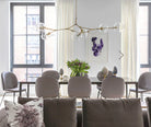 Modern Sputnik Smoky Gray/Amber Glass Branch Chandelier for Kitchen Island/Dining Room-Chandeliers-Blushlighting