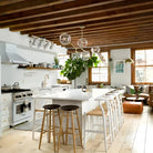 Modern Sputnik Smoky Gray/Amber Glass Branch Chandelier for Kitchen Island/Dining Room - Blushlighting