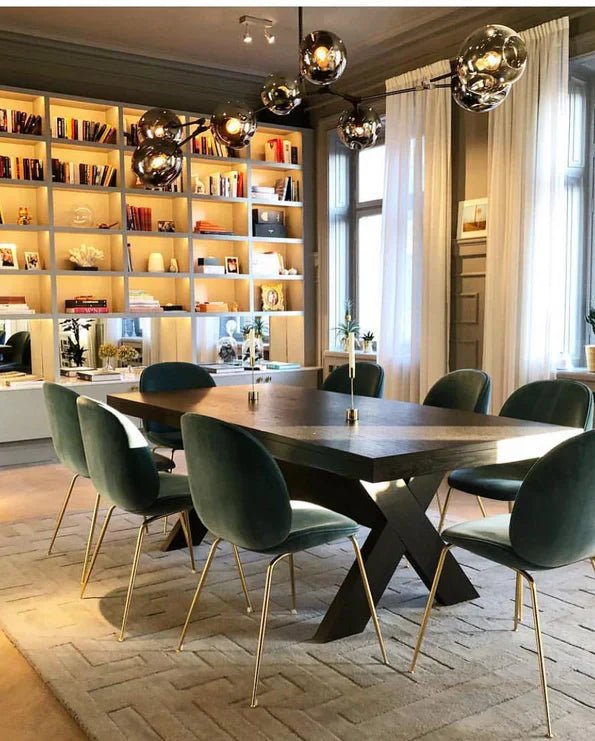 Modern Sputnik Smoky Gray/Amber Glass Branch Chandelier for Kitchen Island/Dining Room - 8 Globes/W89.76"*D33.07"*H22.8"Brass Finish/Clear GlassWarm LightBlushlighting