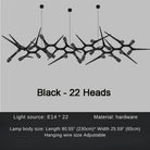 Modern Trendy Dining Room Lighting - 177” (L450cm)Warm light 3000KBlushlighting