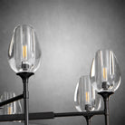 Modern Tulip Round Chandelier for Living Rooms and Bedrooms - Bronze8 HeadBlushlighting