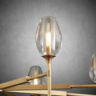 Modern Tulip Round Chandelier for Living Rooms and Bedrooms - Bronze8 HeadBlushlighting