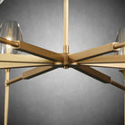 Modern Tulip Round Chandelier for Living Rooms and Bedrooms - Bronze8 HeadBlushlighting