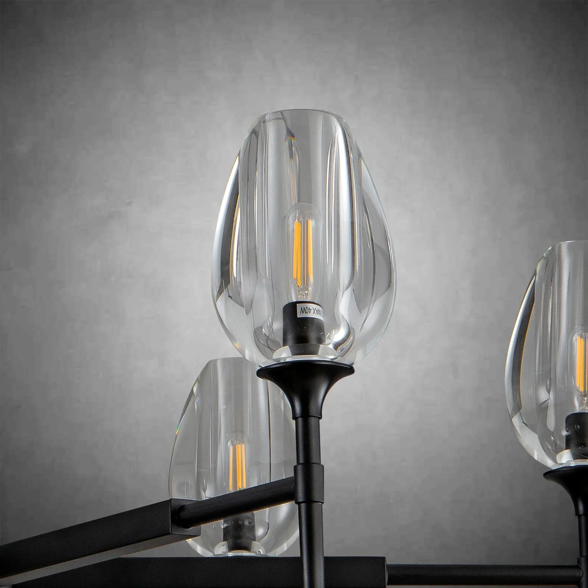 Modern Tulip Round Chandelier for Living Rooms and Bedrooms - Bronze8 HeadBlushlighting