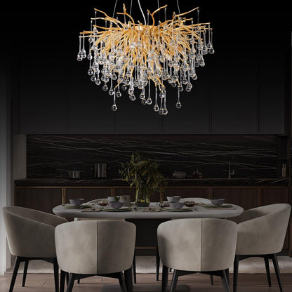 Doris Rain Branch Chandelier 23.5"D GBUd