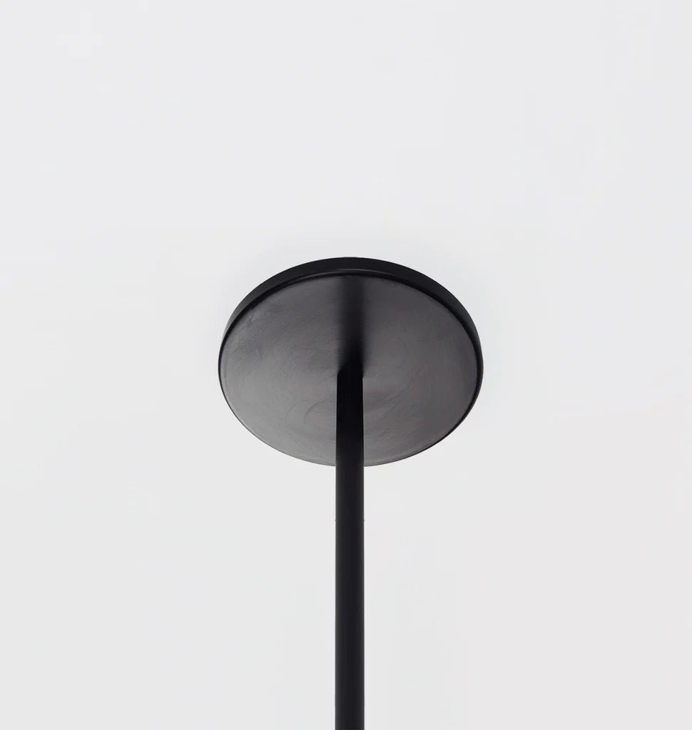 Modo Chandelier 37" - 3 Sided, 10 Globes - BlackSmokeBlushlighting