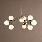 Modo Globe Chandelier - BronzeCreamBlushlighting