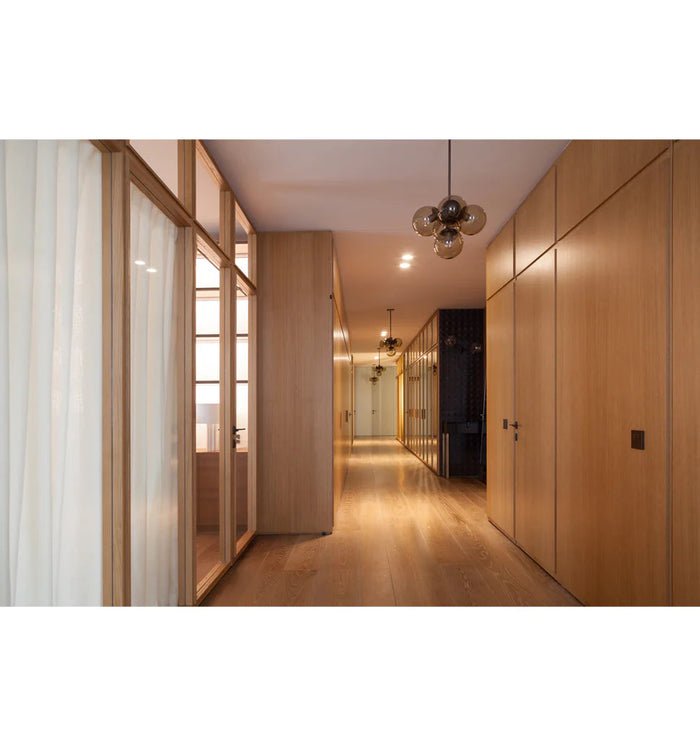 Modo Pendant - 5 Globes - BlackSmokeBlushlighting