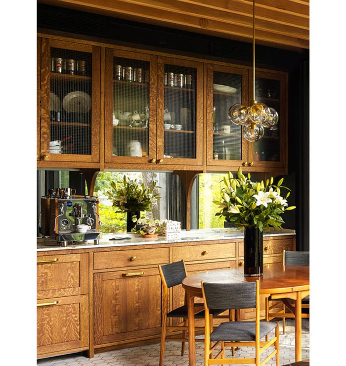 Modo Pendant - 5 Globes - BlackSmokeBlushlighting