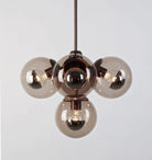 Modo Pendant - 5 Globes - BlackSmokeBlushlighting