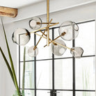 Molten Chandelier For Living room, Dining room - BrassBlushlighting