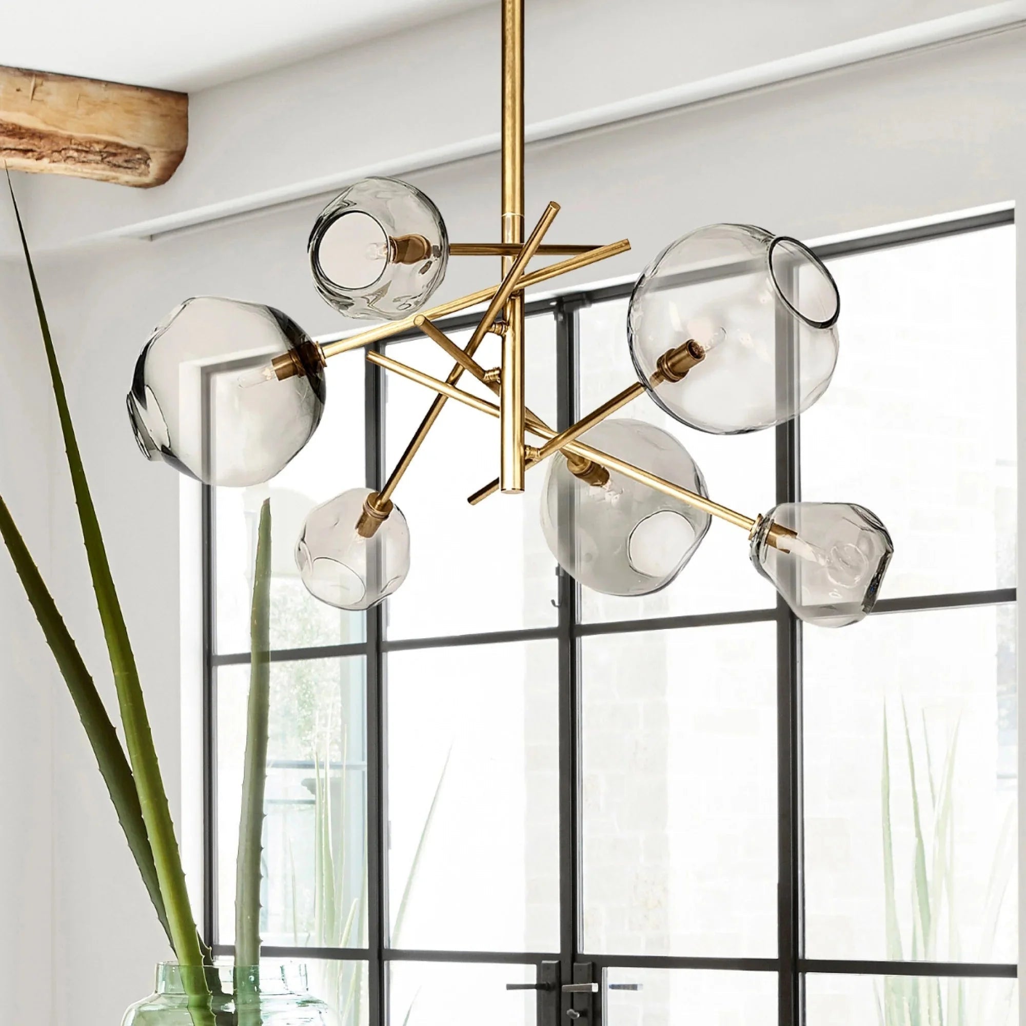 Molten Chandelier For Living room, Dining room - BrassBlushlighting
