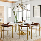 Molten Chandelier For Living room, Dining room - BrassBlushlighting