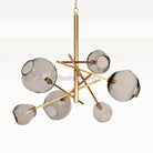 Molten Chandelier For Living room, Dining room - BrassBlushlighting