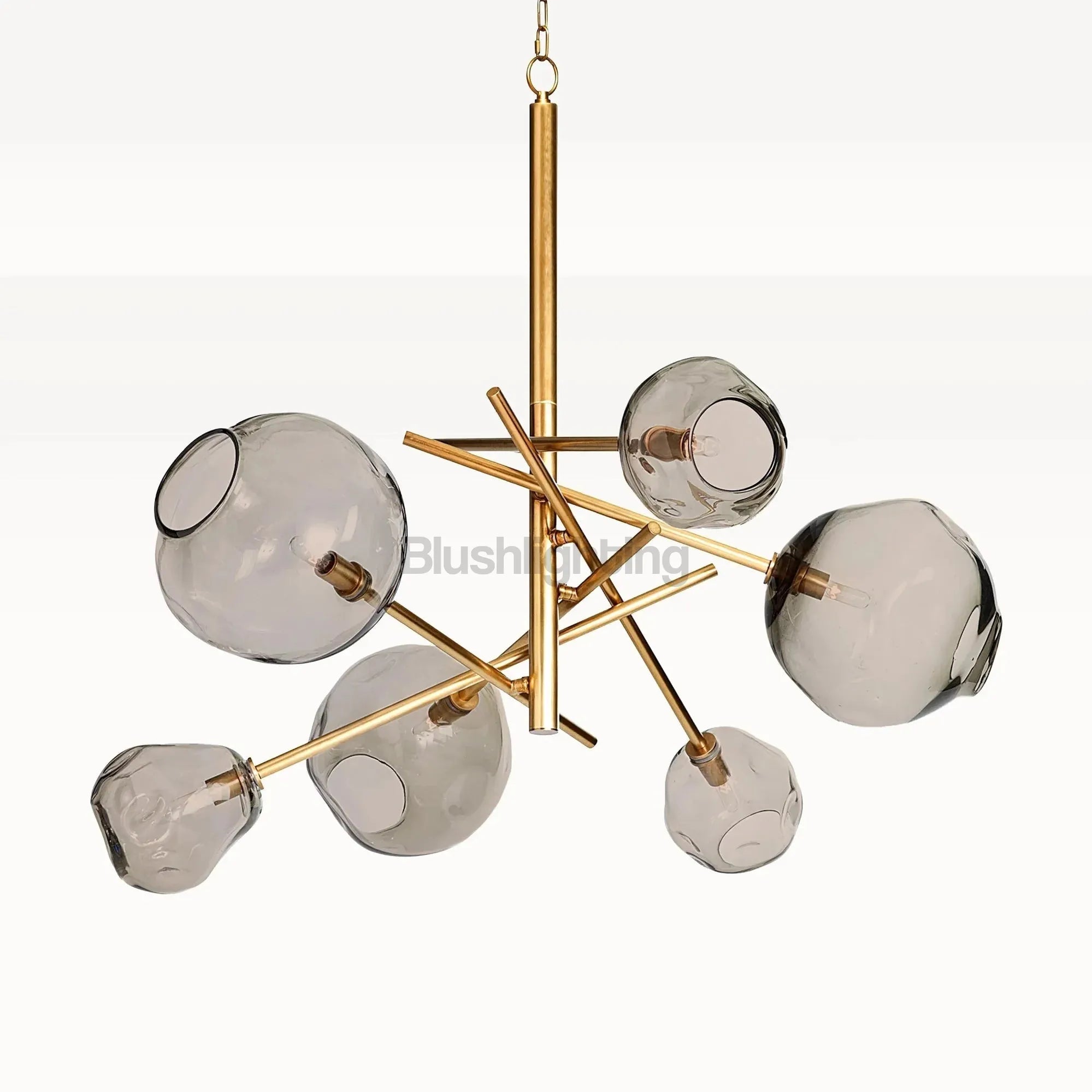 Molten Chandelier For Living room, Dining room - BrassBlushlighting