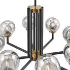 Monachopsis Large Gold & Black Chandelier - Blushlighting
