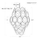 Montara Chandelier - Blushlighting