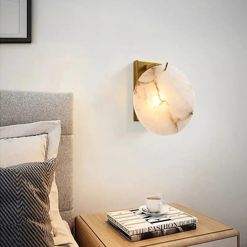 Moonshade Marble Wall Lamp - D 7.8‘’Blushlighting