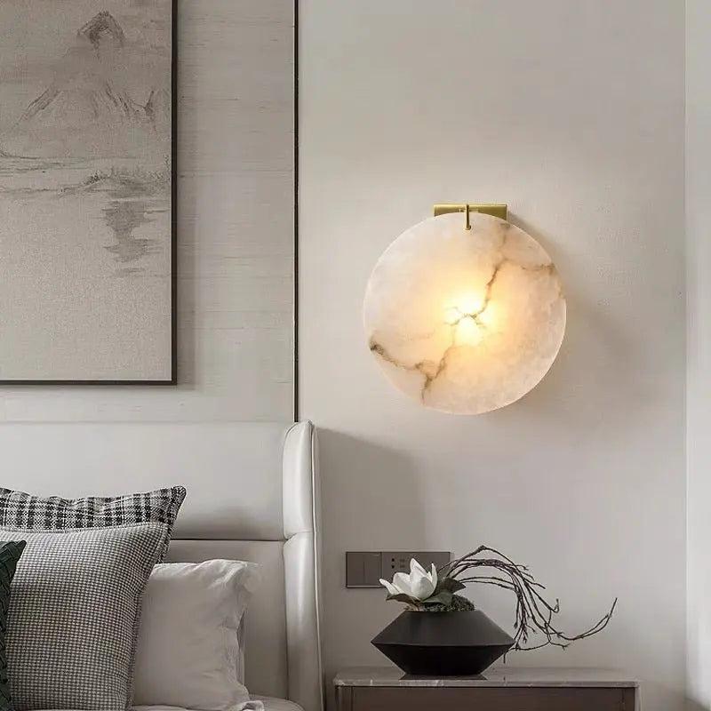 Moonshade Marble Wall Lamp - D 7.8‘’Blushlighting