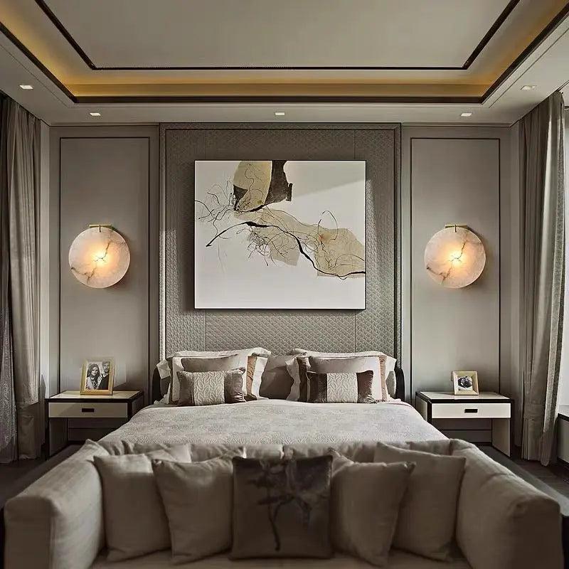 Moonshade Marble Wall Lamp - D 11.8‘’Blushlighting