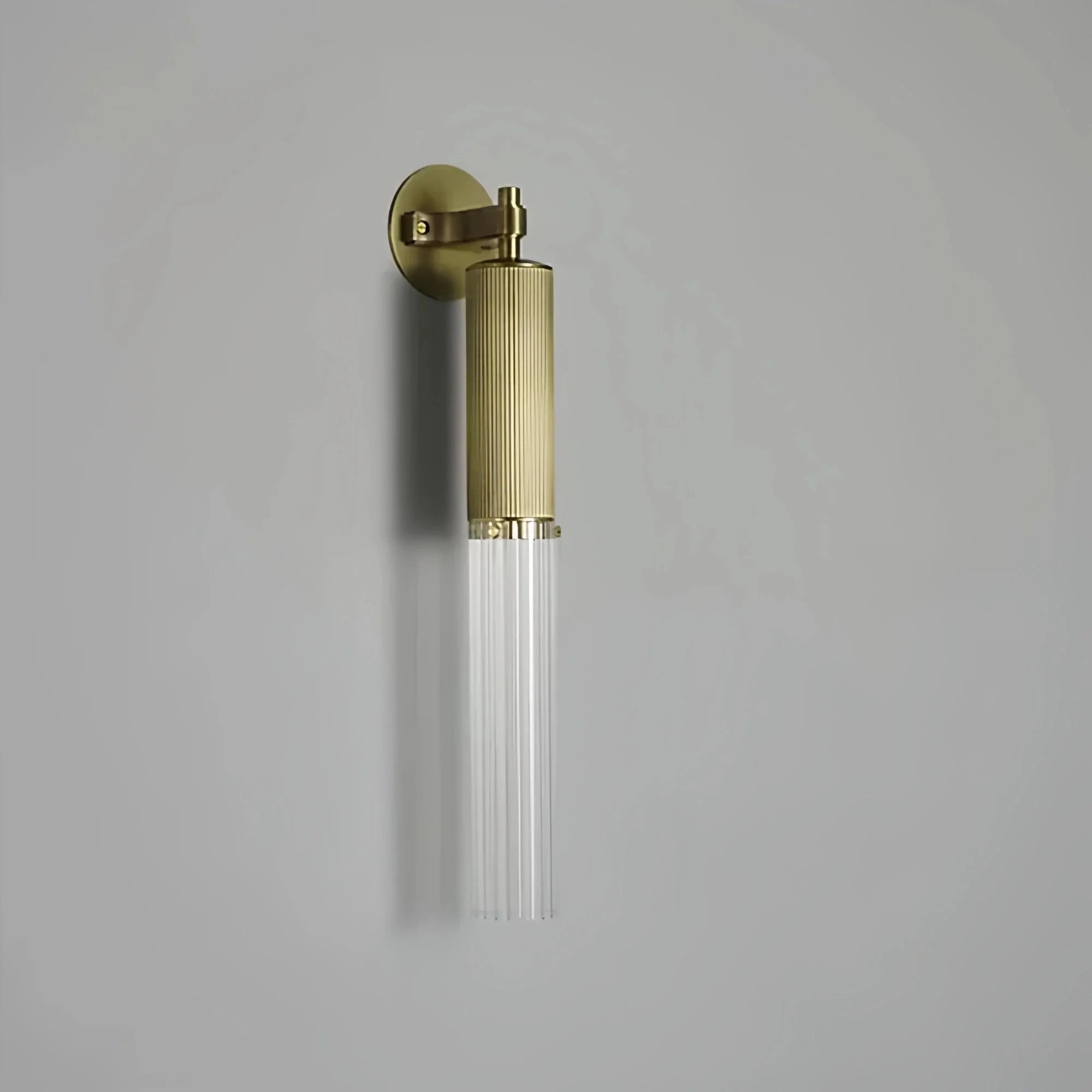Morder Flume Wall Sconce - Satin BrassReededBlushlighting