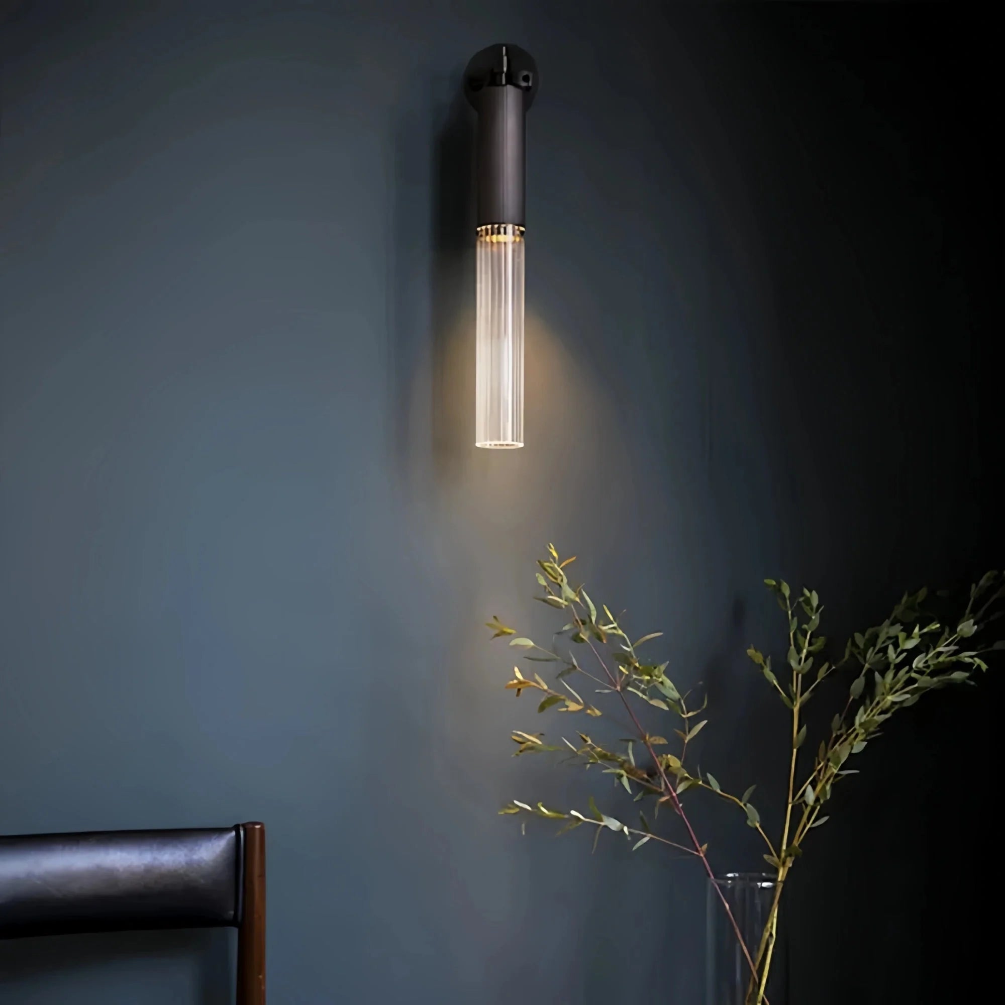 Morder Flume Wall Sconce - BronzeReededBlushlighting