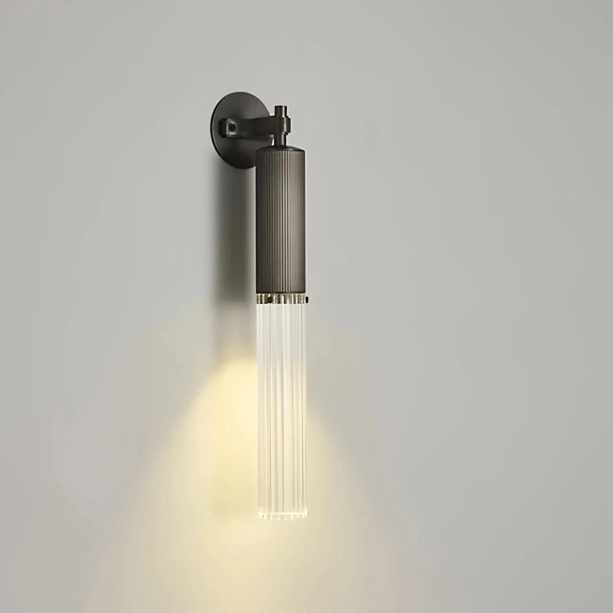 Morder Flume Wall Sconce - Satin NickelReededBlushlighting
