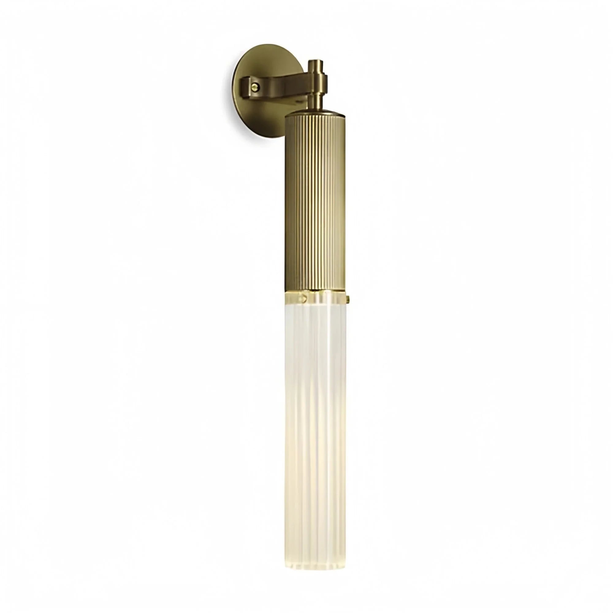 Morder Flume Wall Sconce - Satin NickelReededBlushlighting