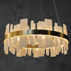 Alabaster Round Chandelier