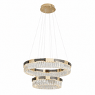 Mughetto Crystal Duo Chandelier - Φ800+500mmBlushlighting