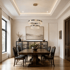 Mughetto Crystal Duo Chandelier - Φ800+500mmBlushlighting
