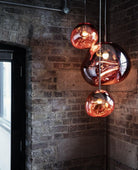 Multi Lava Round Chandelier - 2 Lights ∅ 11.8″ (∅ 11″*1 + ∅ 15.1″*1)RedBlushlighting