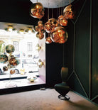 Multi Lava Round Chandelier - 2 Lights ∅ 11.8″ (∅ 11″*1 + ∅ 15.1″*1)RedBlushlighting