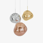 Multi Lava Round Chandelier - 2 Lights ∅ 11.8″ (∅ 11″*1 + ∅ 15.1″*1)RedBlushlighting