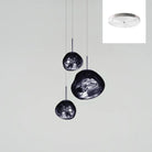 Multi Lava Round Chandelier - 13 Lights ∅ 31.5″ (∅ 11″*7 + ∅ 15.1″*6)RedBlushlighting