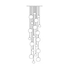 Multi Lava Round Chandelier - 20 Lights ∅ 39.4″ (∅ 7.1″*10 + ∅ 11″*10)RedBlushlighting