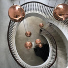 Multi Lava Round Chandelier - 2 Lights ∅ 11.8″ (∅ 11″*1 + ∅ 15.1″*1)RedBlushlighting