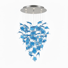 Multicolor Crystal Spiral Maple Leaf Chandelier - ∅ 31.5″ x H 59.1″ / Dia 80cm x H 150cmBlushlighting