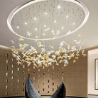 Multicolor Crystal Spiral Maple Leaf Chandelier - ∅ 31.5″ x H 59.1″ / Dia 80cm x H 150cmBlushlighting