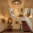 Multicolor Crystal Spiral Maple Leaf Chandelier - ∅ 31.5″ x H 59.1″ / Dia 80cm x H 150cmBlushlighting