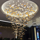 Multicolor Crystal Spiral Maple Leaf Chandelier - ∅ 31.5″ x H 59.1″ / Dia 80cm x H 150cmBlushlighting