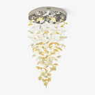 Multicolor Crystal Spiral Maple Leaf Chandelier - ∅ 31.5″ x H 59.1″ / Dia 80cm x H 150cmBlushlighting